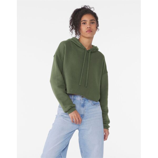 Women's Cropped Fleece Hoodie Thumbnail